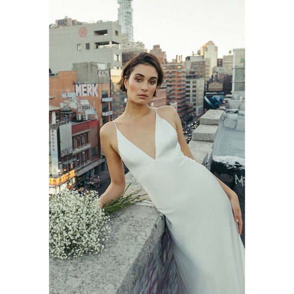 BHLDN Jenny Yoo Marnie Wedding Gown Size 12 - Picture 12 of 16